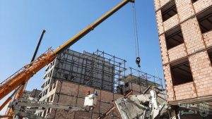 تخریب دومینو وار 5 ساختمان و مرگ 4نفر در تهران