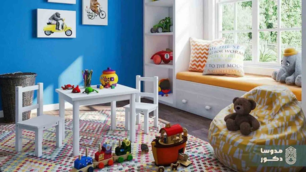 رنگ قابل شستشو برای دکوراسیون اتاق پسر بچه