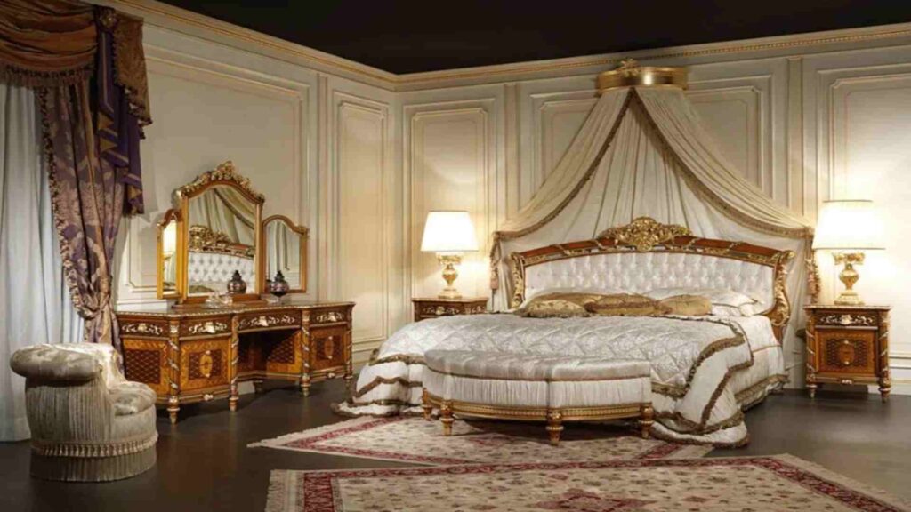تخت خواب مناسب اتاق خواب کلاسیک