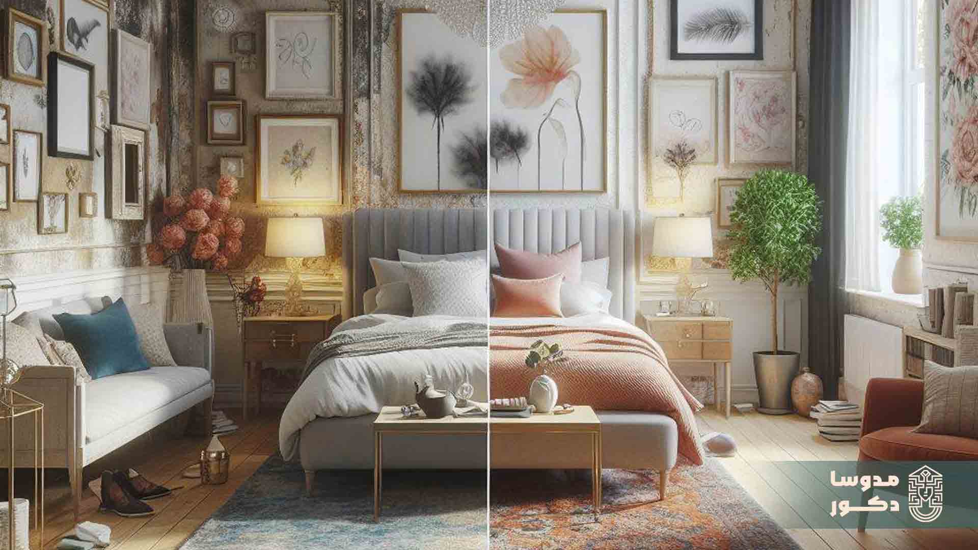 بازسازی اتاق خواب (عکس قبل و بعد)