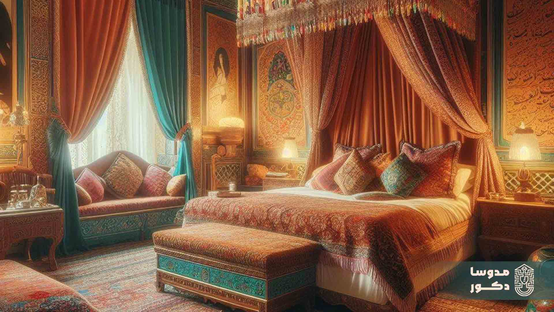 دکوراسیون اتاق خواب با سبک سنتی