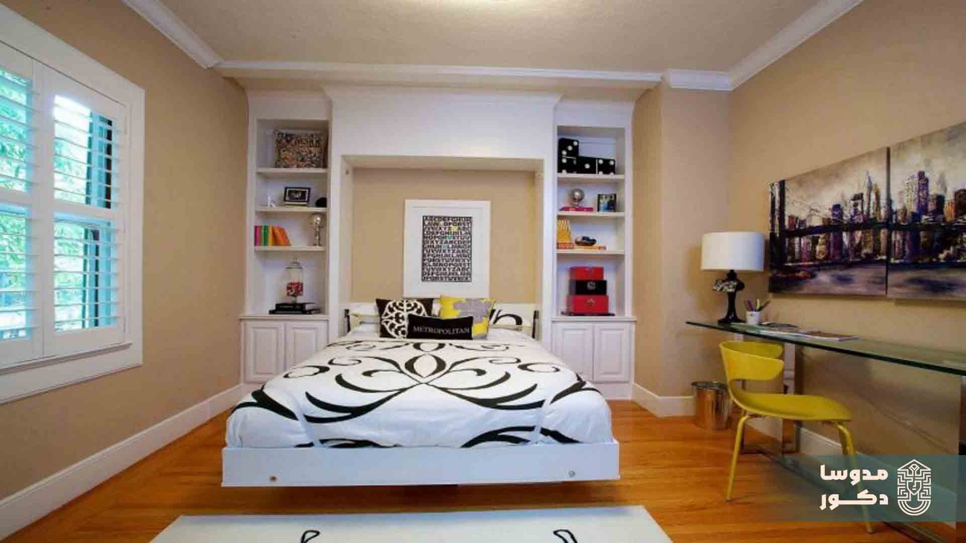 تختخواب‌ تاشو؛ بهترین انتخاب برای اتاق خواب‌ 12 متری
