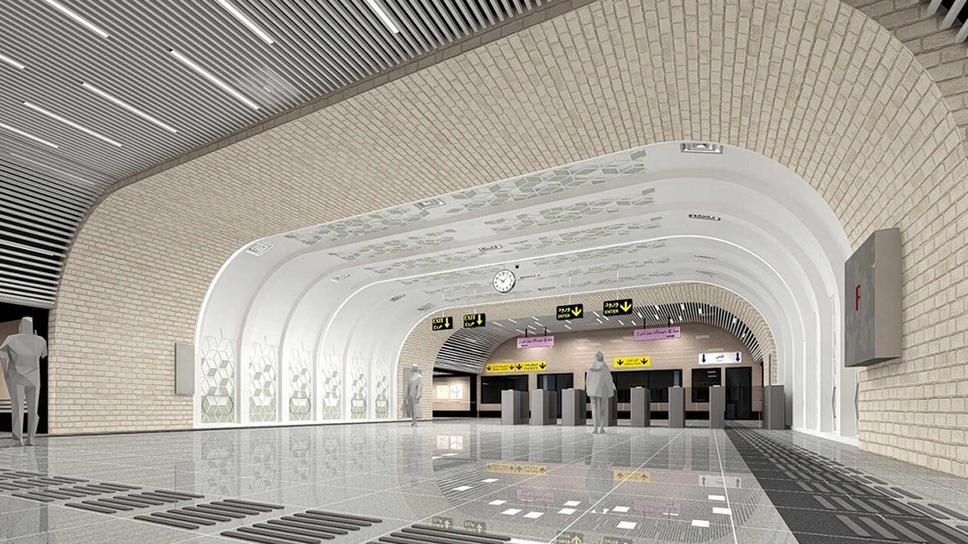 طراحی و معماری ایستگاه مترو مریم مقدس